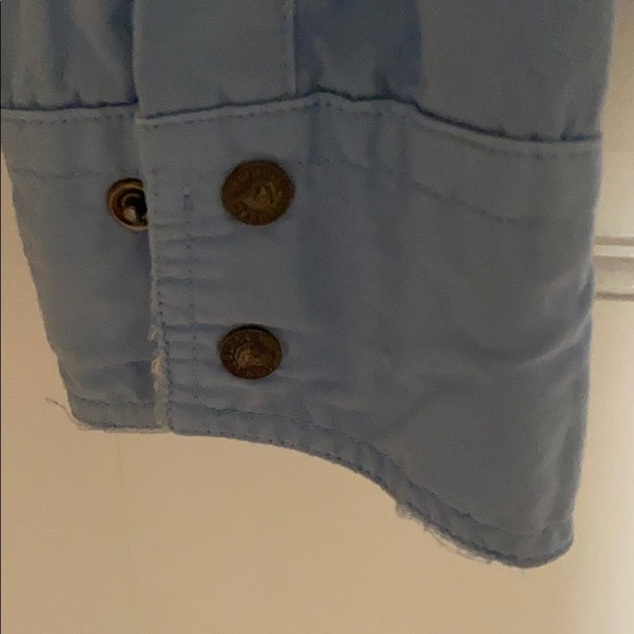 Versace button down Shirt distressed in blue - Picture 15 of 16